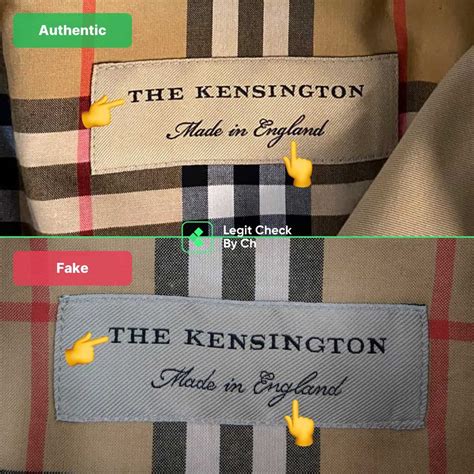 how to spot a fake burberry sport coat|real burberry coat.